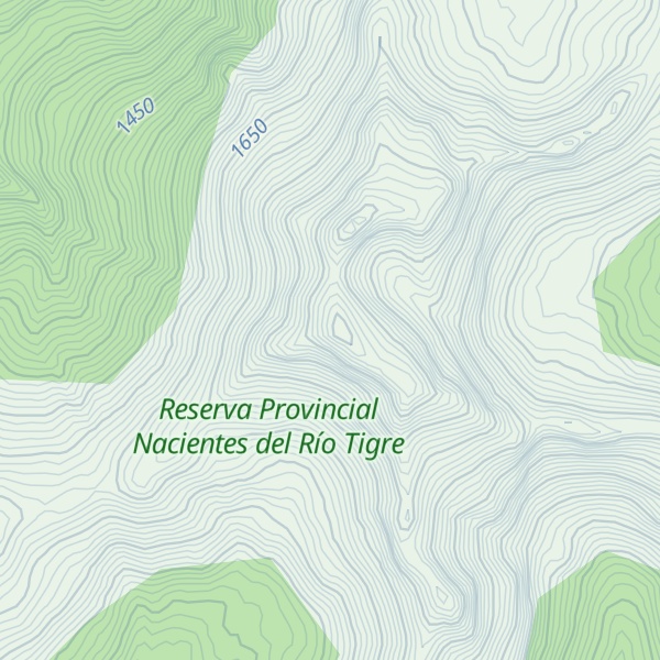 Map of Cerro Mirador