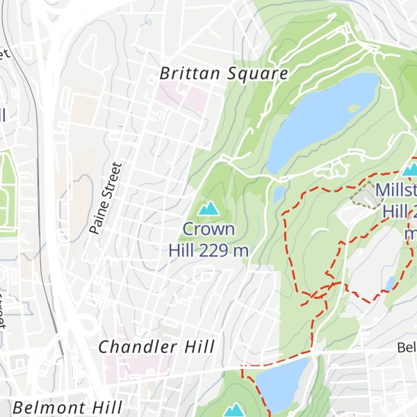 Map of Crown Hill