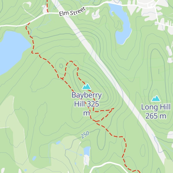 Map of Bayberry Hill