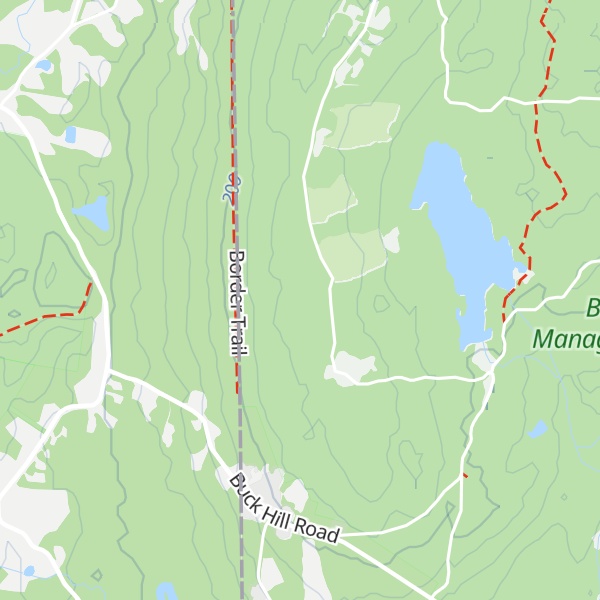 Map of Benson Mountain