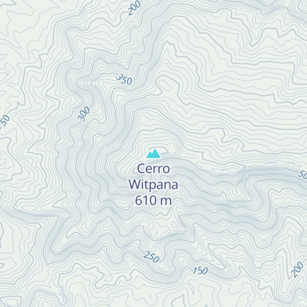 Map of Cerro Witpana