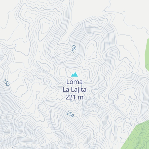 Map of Loma La Lajita