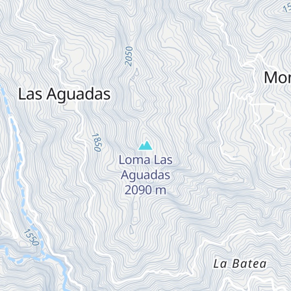 Map of Loma Las Aguadas