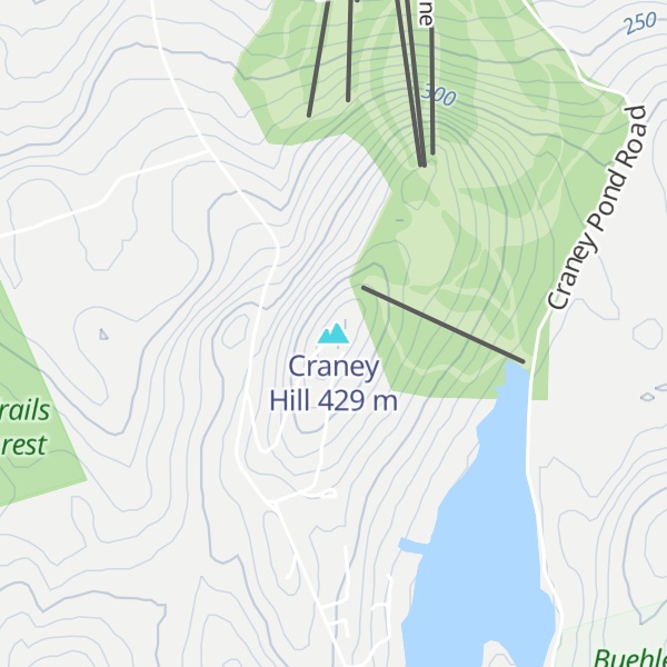 Map of Craney Hill