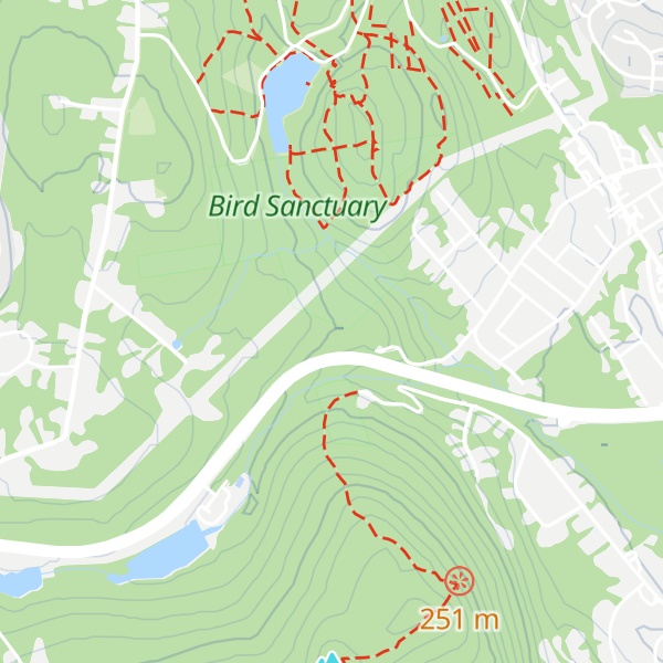 Map of Monoosnoc Hills