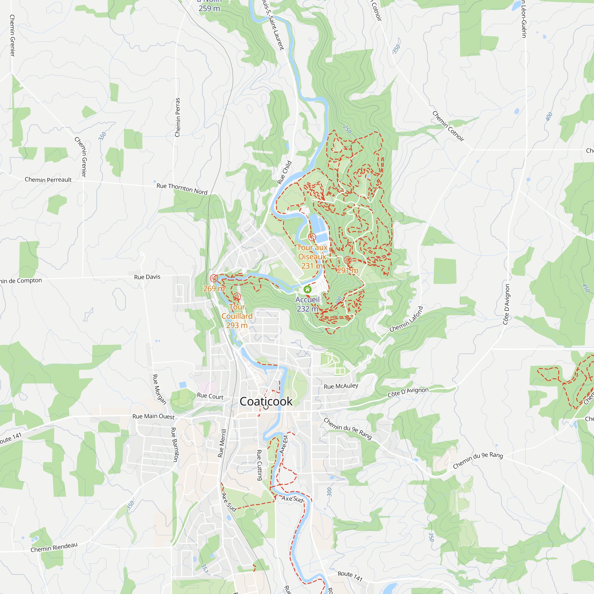 Refuges map