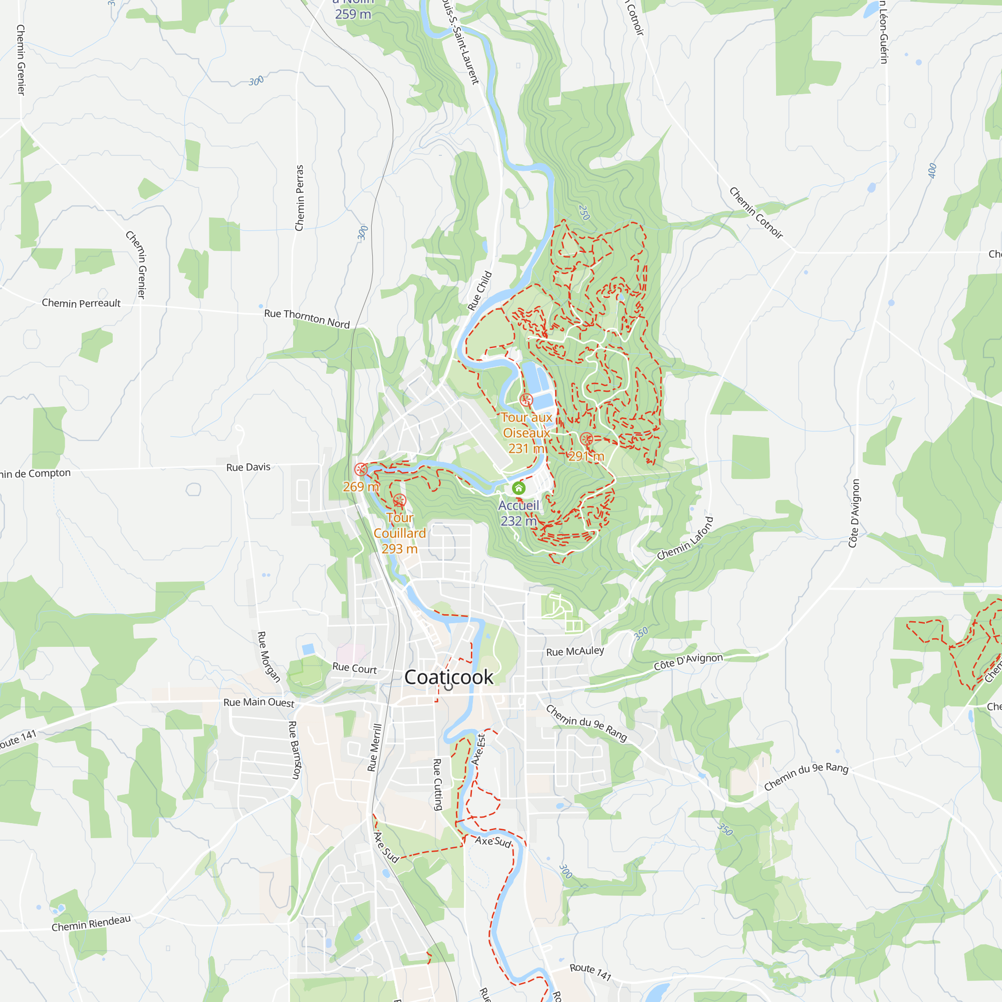Refuges map