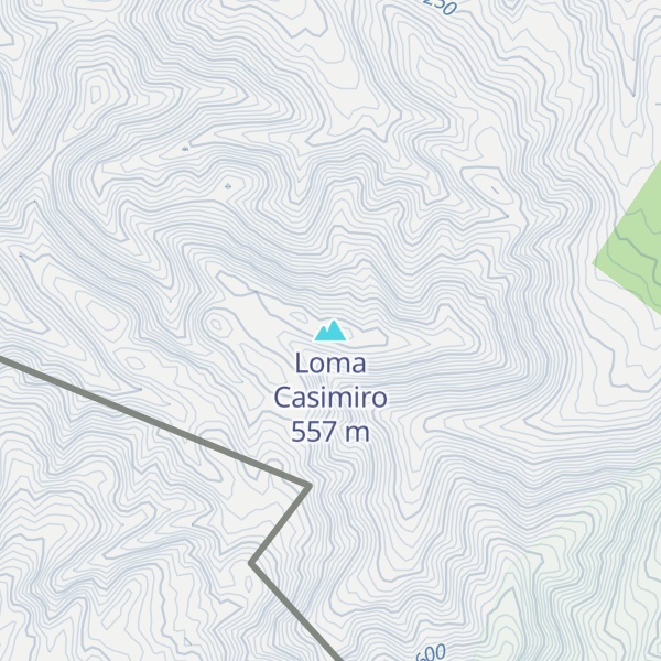 Map of Loma Casimiro