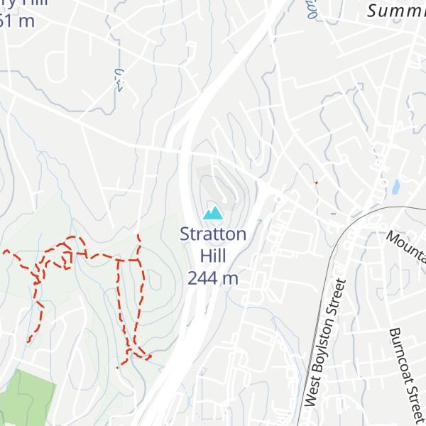 Map of Stratton Hill