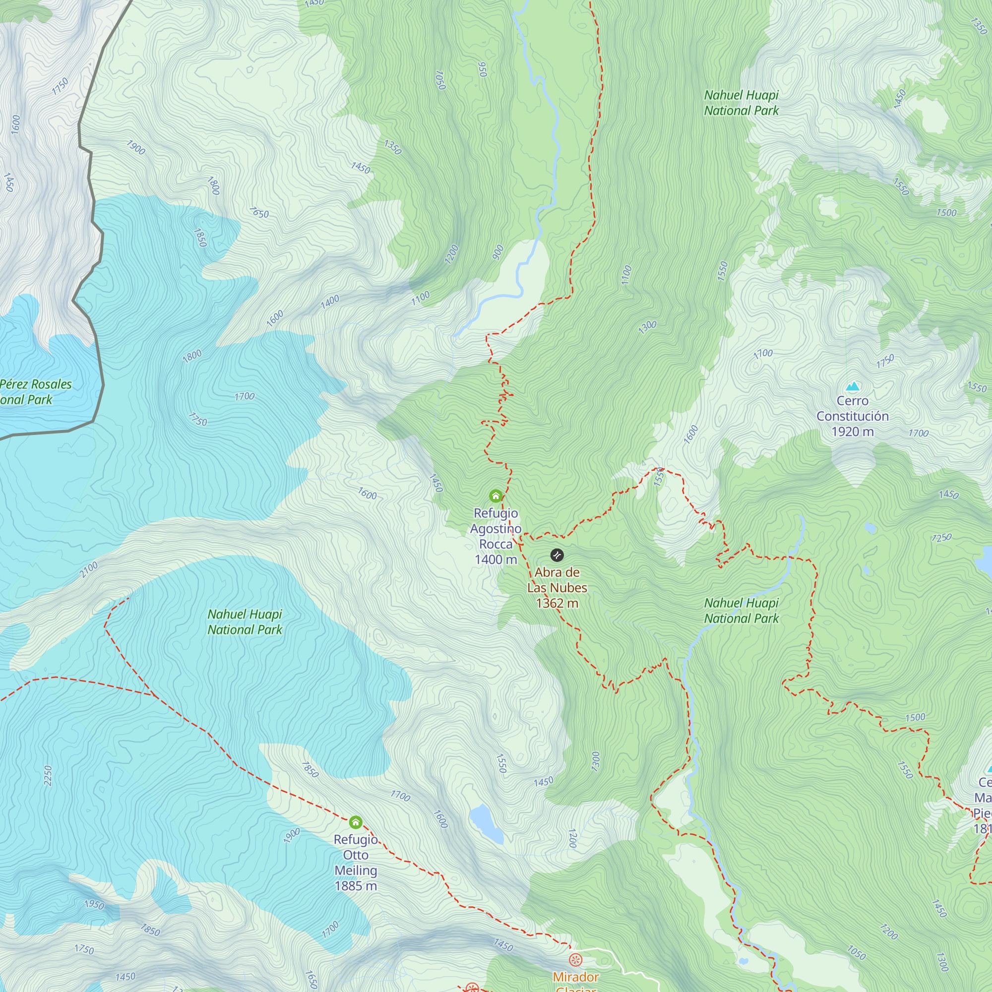 Refugio Agostino Rocca map