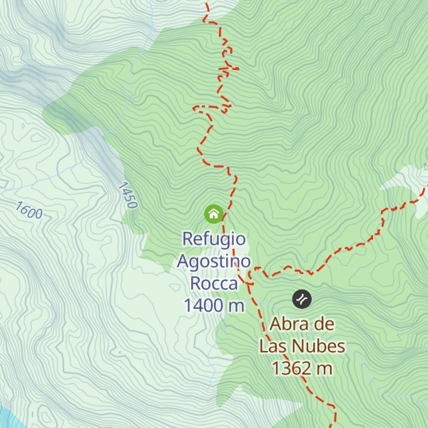 Map of Refugio Agostino Rocca