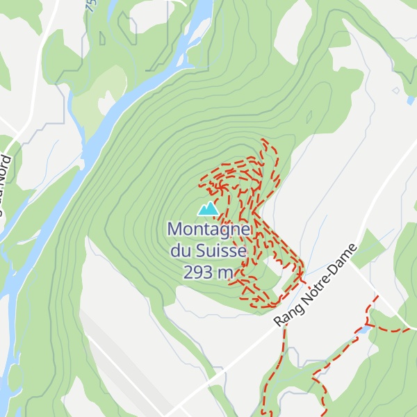 Map of Montagne du Suisse