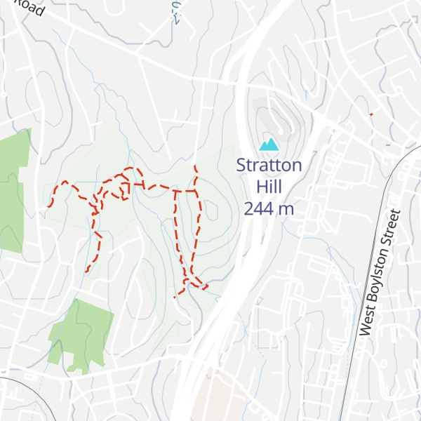 Map of Laurel Mt.