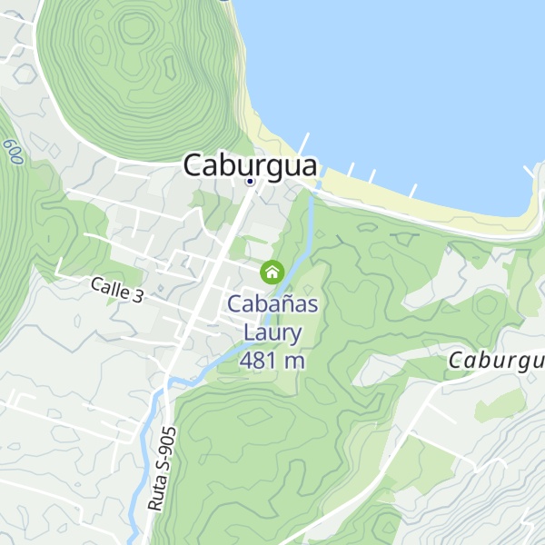 Map of Cabañas Laury