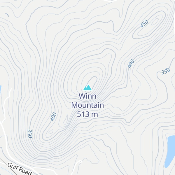Map of Winn Mountain