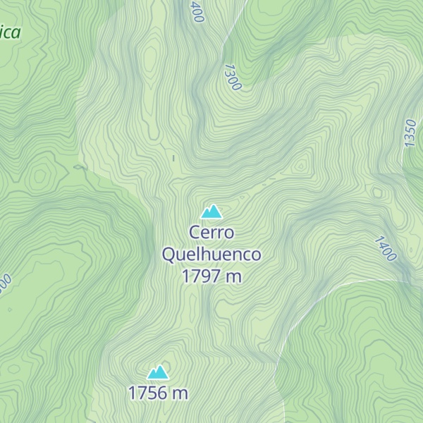 Map of Cerro Quelhuenco