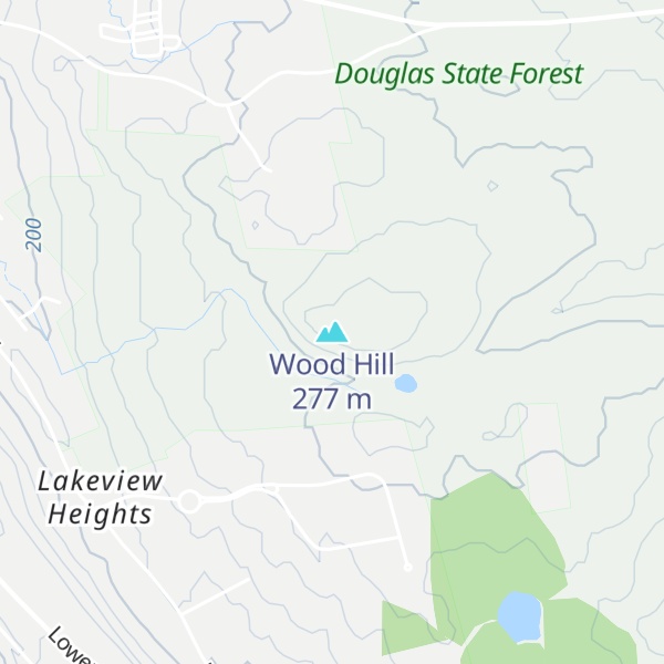 Map of Wood Hill