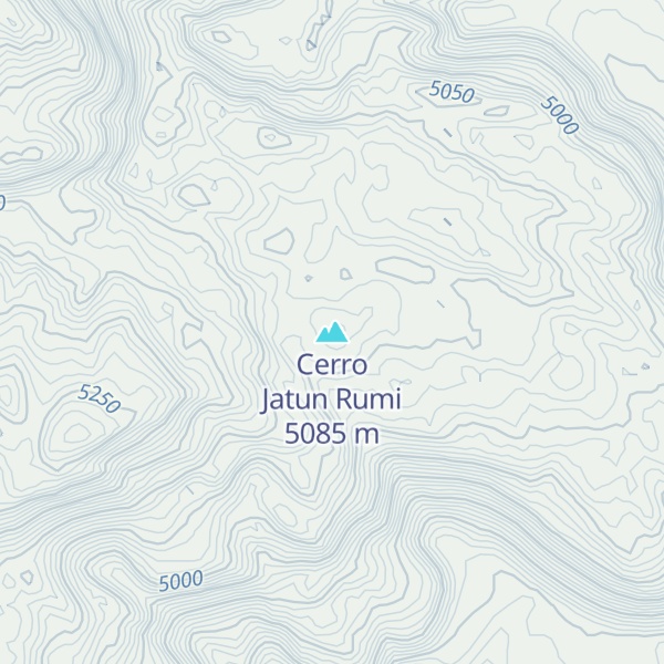 Map of Cerro Jatun Rumi