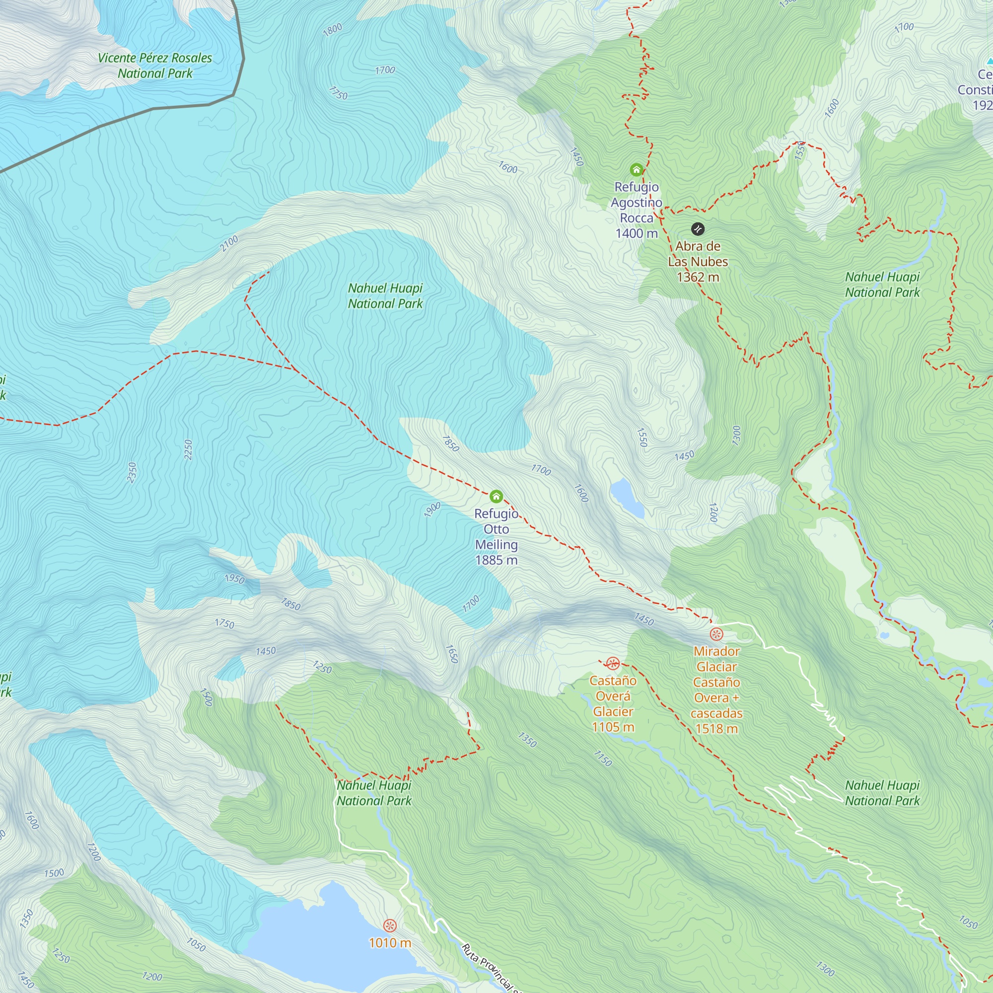 Refugio Otto Meiling map