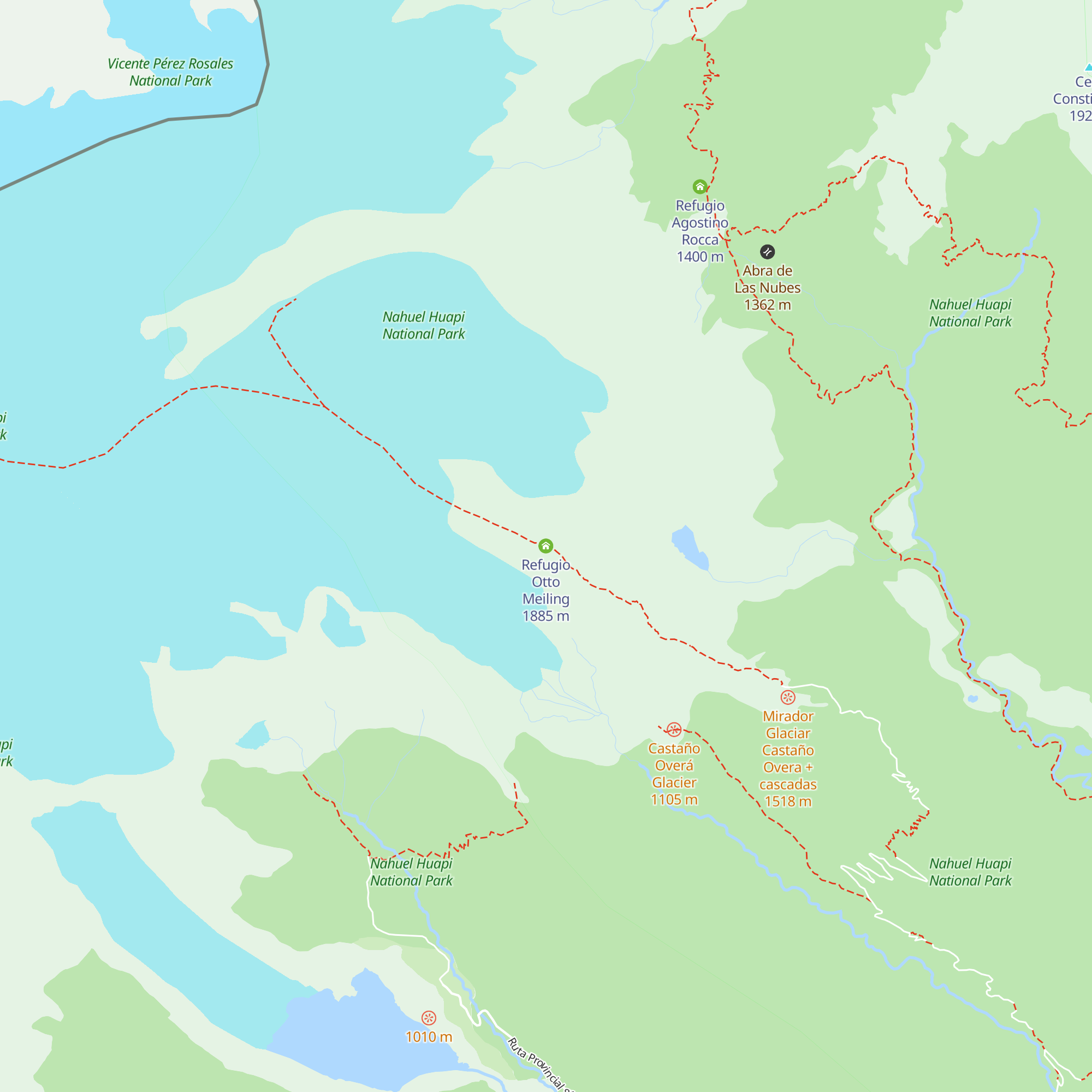 Refugio Otto Meiling map