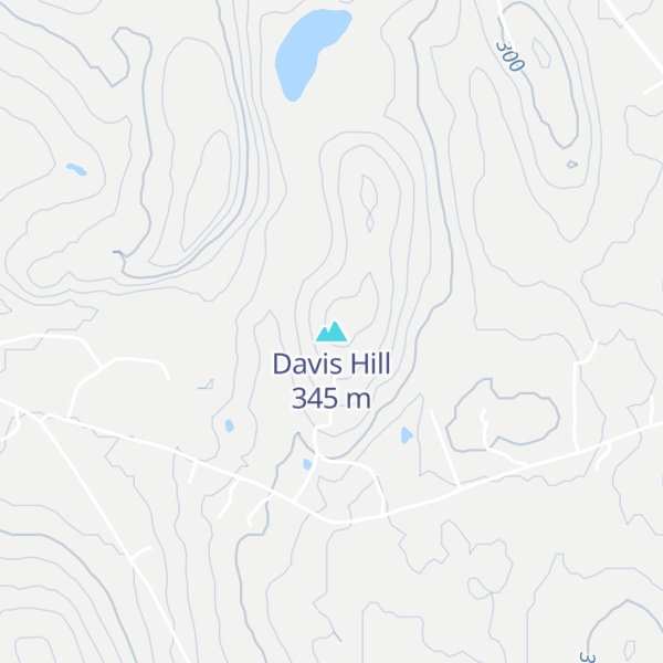 Map of Davis Hill