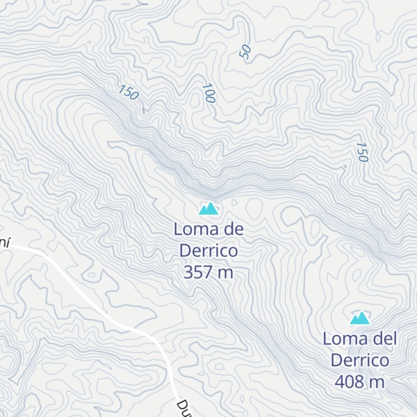Map of Loma de Derrico
