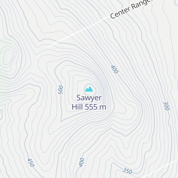Map of Sawyer Hill