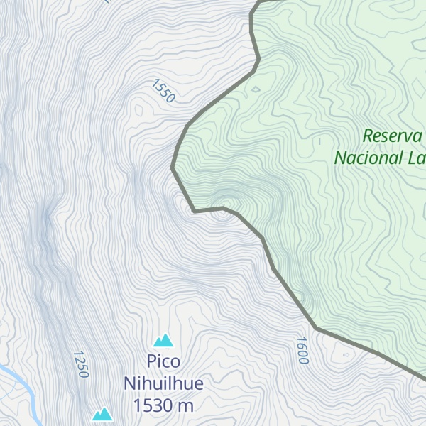 Map of Cerro Ilpela