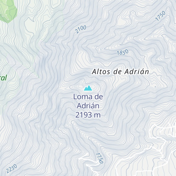 Map of Loma de Adrián