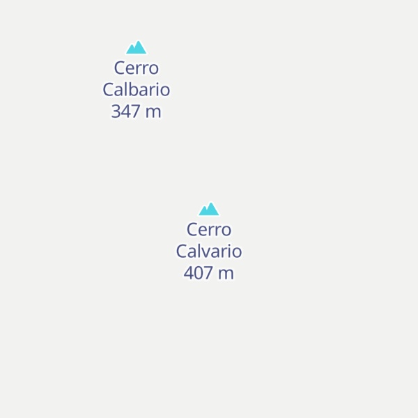Map of Cerro Calvario