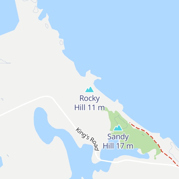 Map of Rocky Hill