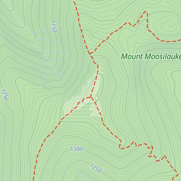 Map of Mount Moosilauke