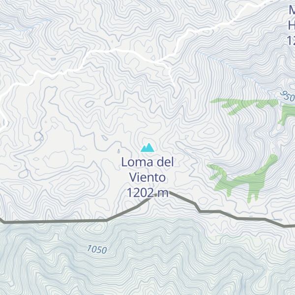Map of Loma del Viento