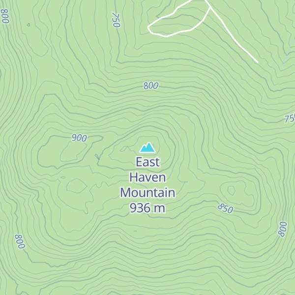 Map of East Haven Mountain