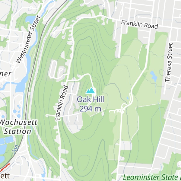 Map of Oak Hill