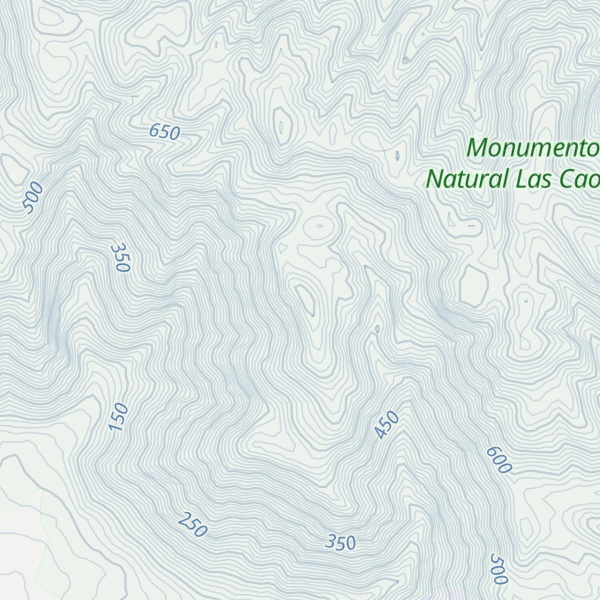 Map of Cerro Colorado