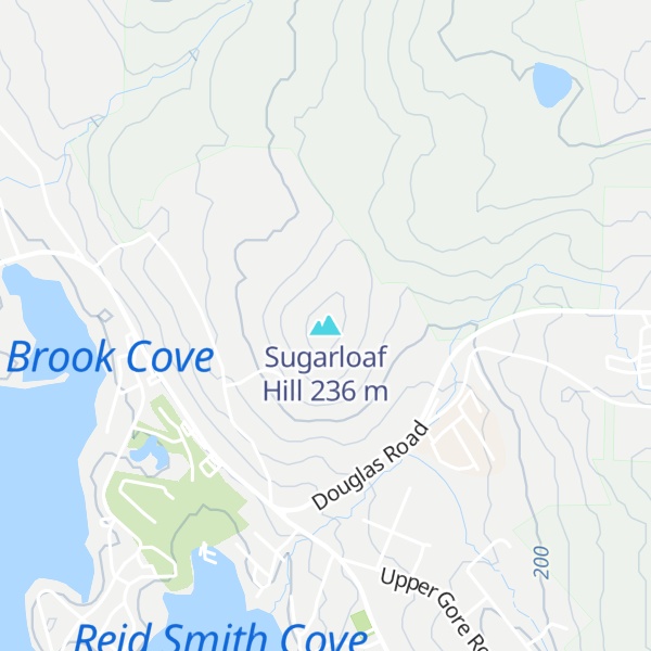 Map of Sugarloaf Hill