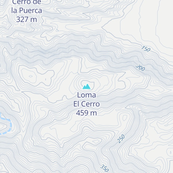 Map of Loma El Cerro