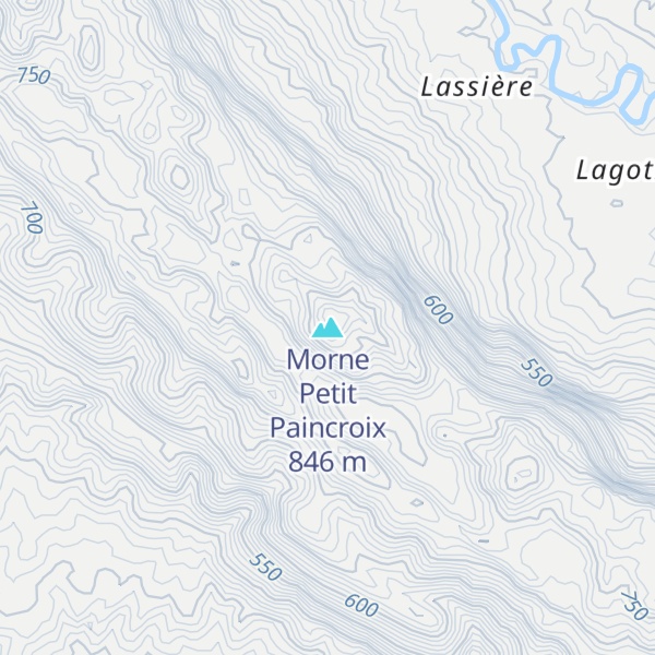 Map of Morne Petit Paincroix