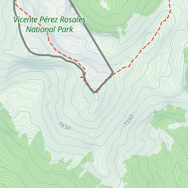 Map of Cerro Volcánico Este