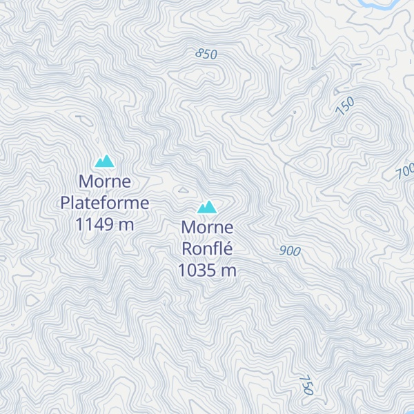Map of Morne Ronflé