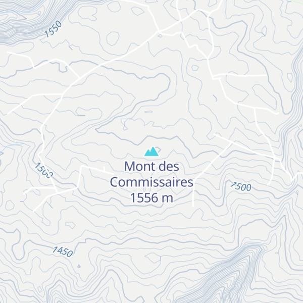 Map of Mont des Commissaires