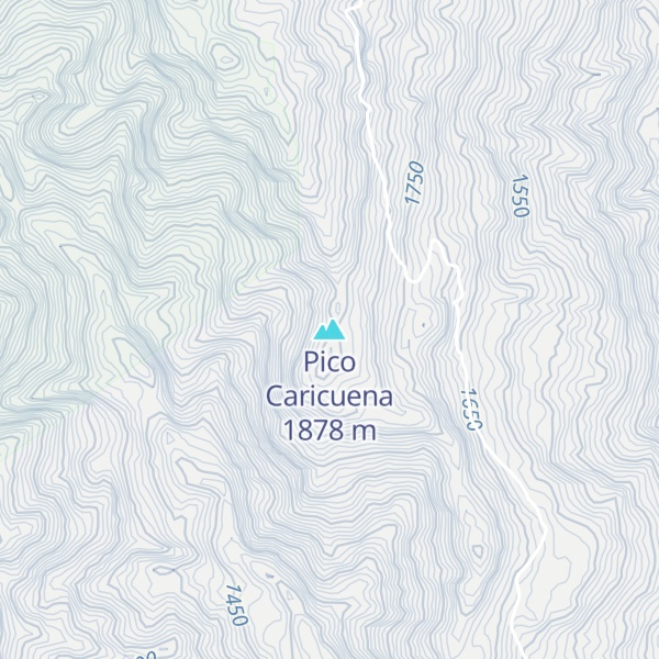 Map of Pico Caricuena