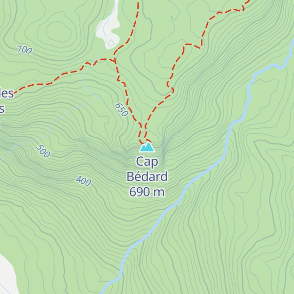 Map of Cap Bédard