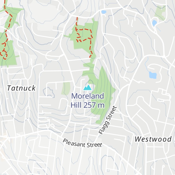 Map of Moreland Hill