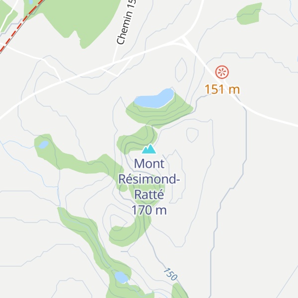 Map of Mont Résimond-Ratté