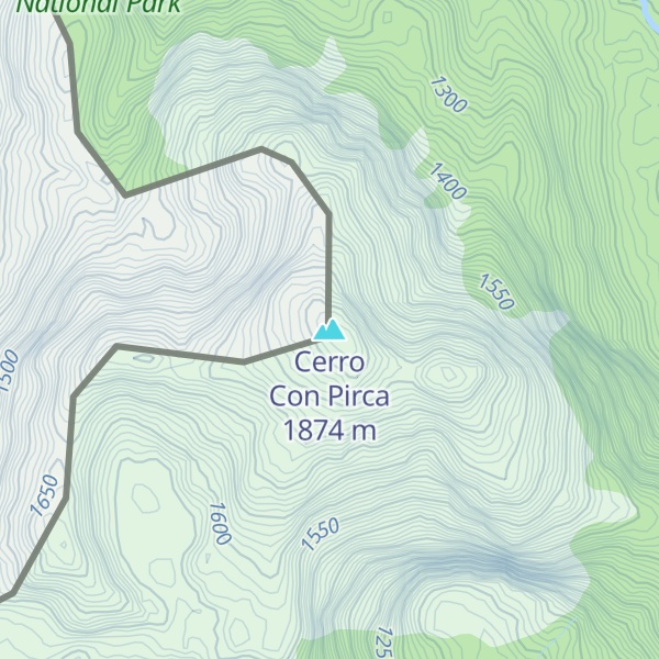 Map of Cerro Con Pirca