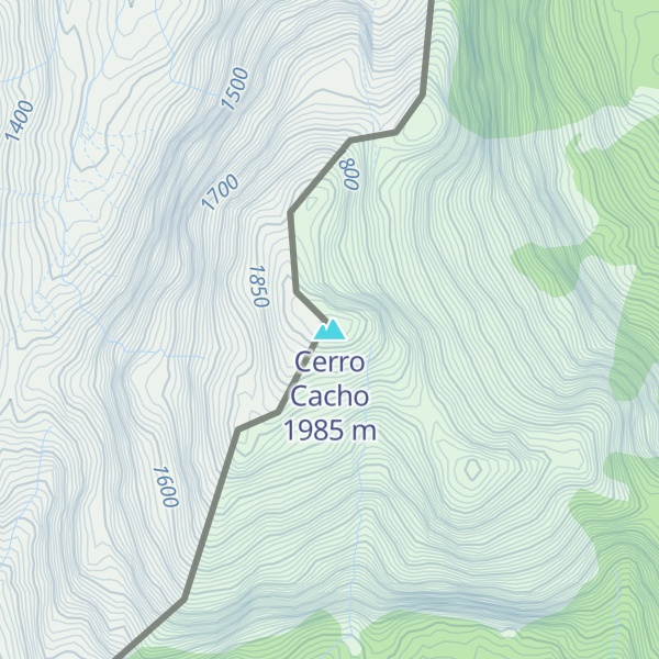 Map of Cerro Cacho