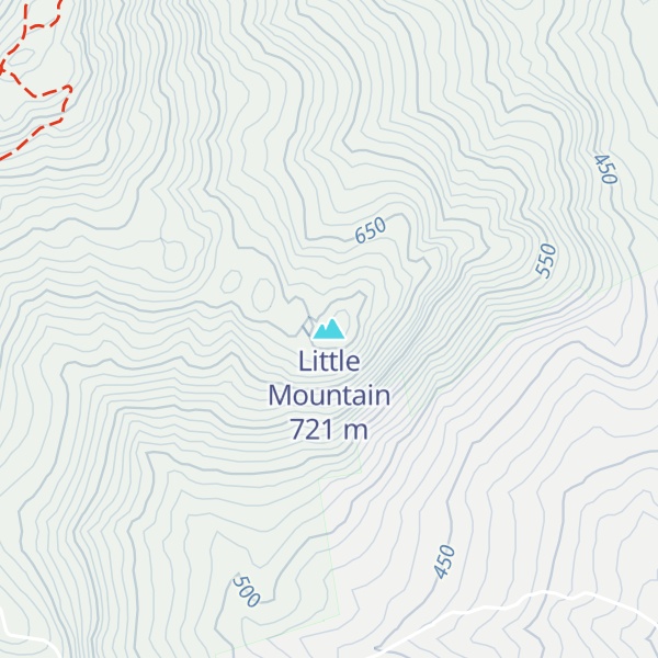 Map of Little Mountain