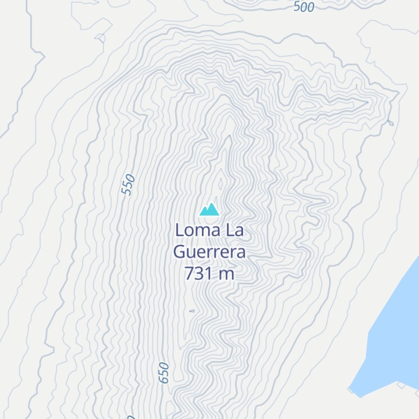 Map of Loma La Guerrera